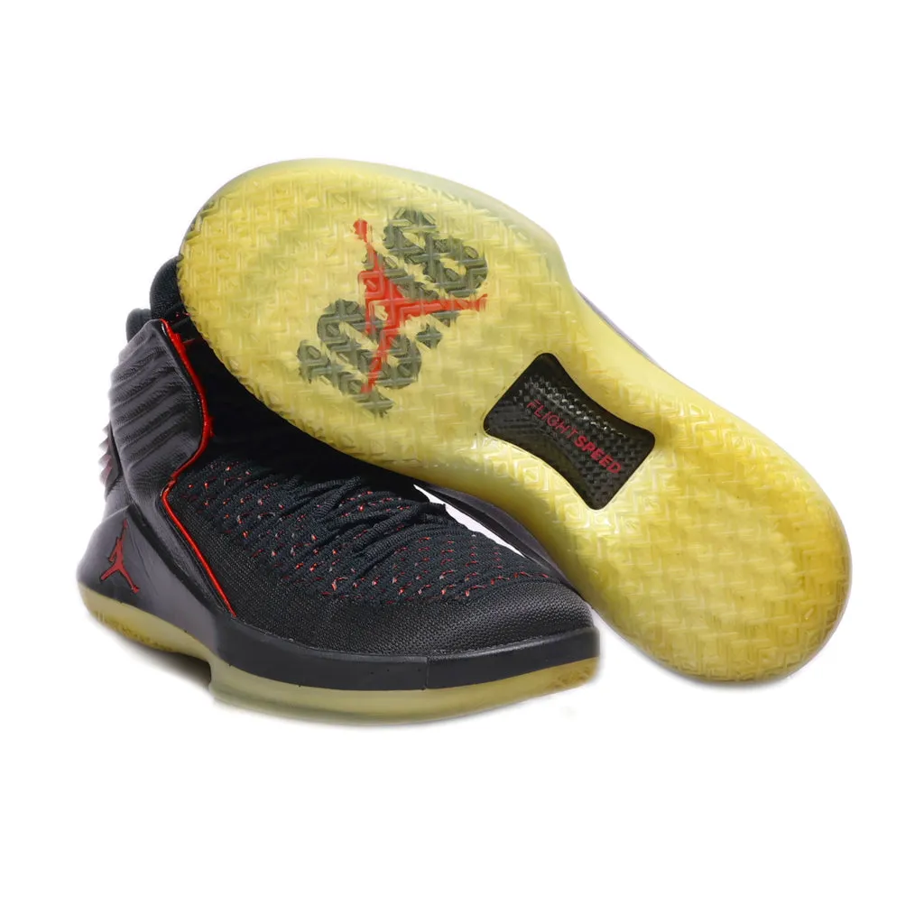 Air Jordan 32 "Mj Day' High-Top Sneakers Fabric Black Colour For Men