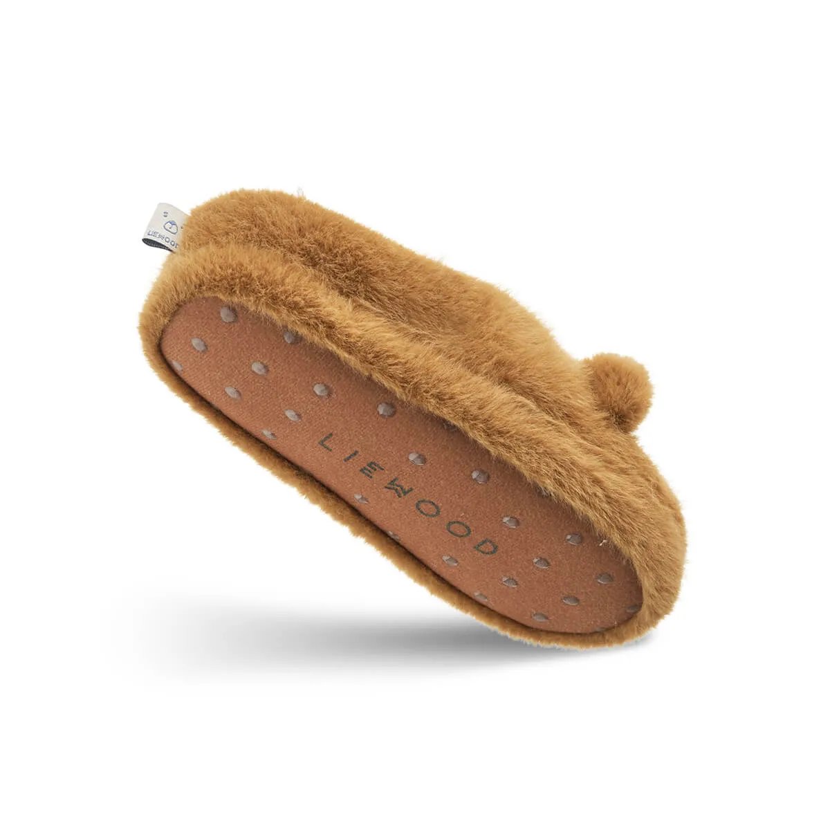 Avaja Bear Slippers in Golden Caramel by Liewood