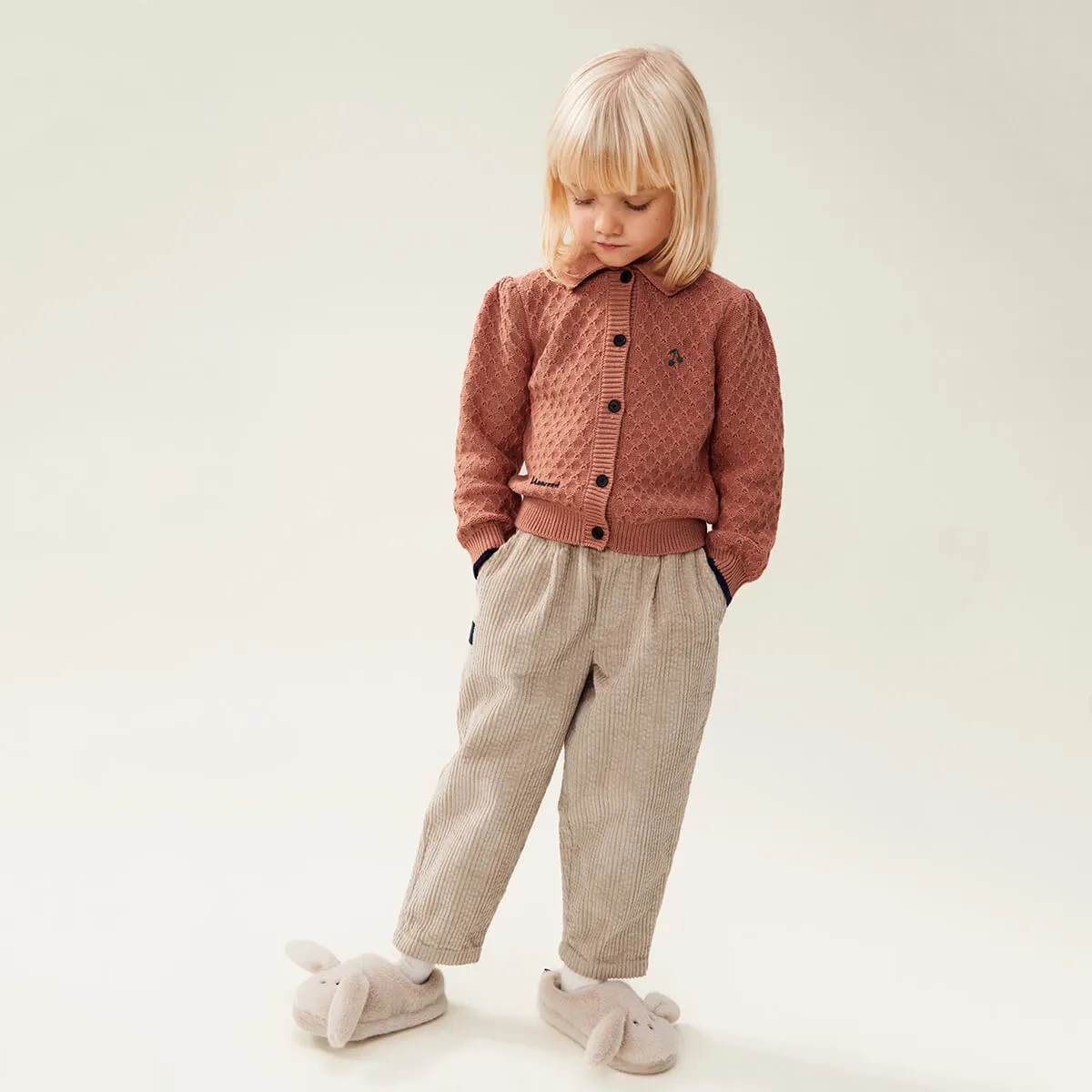 Avaja Rabbit Slippers in Mist by Liewood