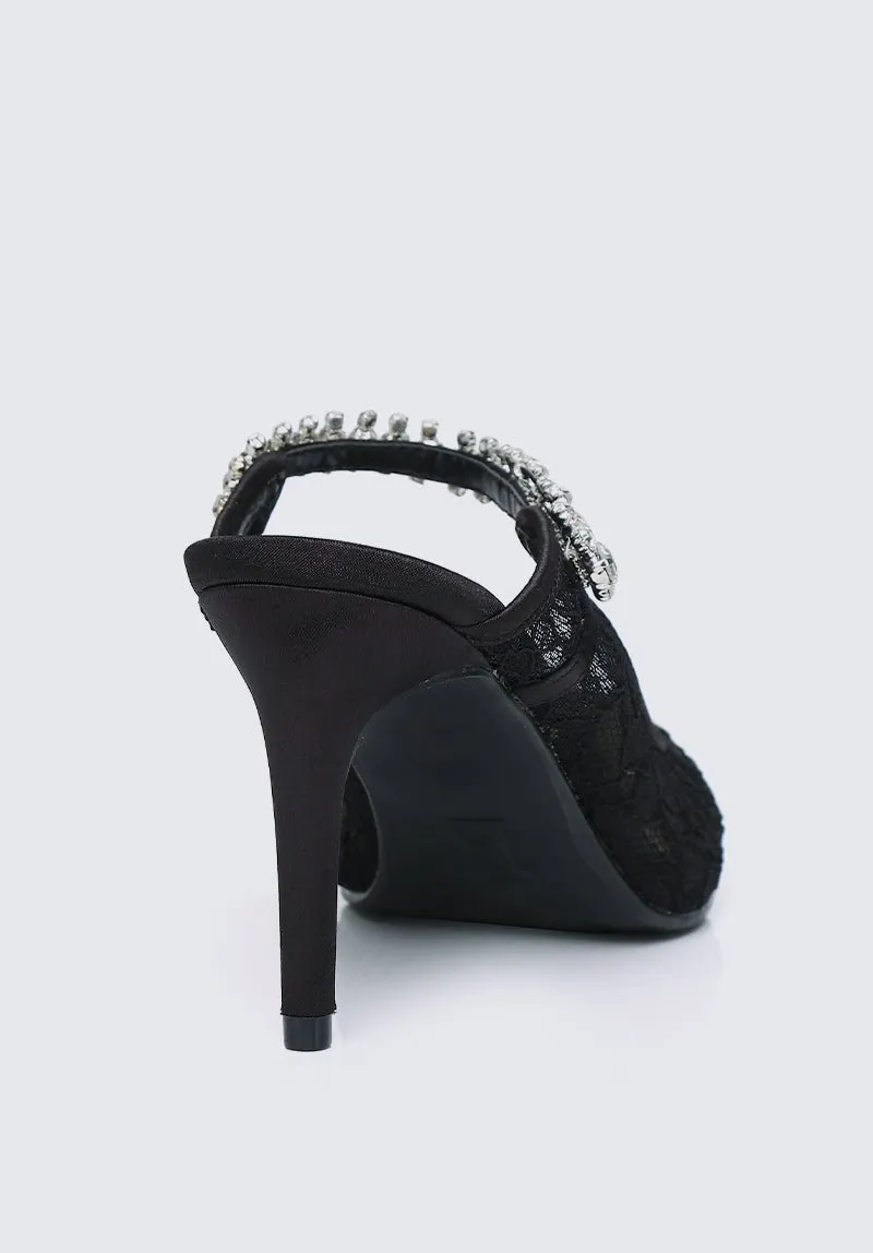 Belle Comfy Mules In Black