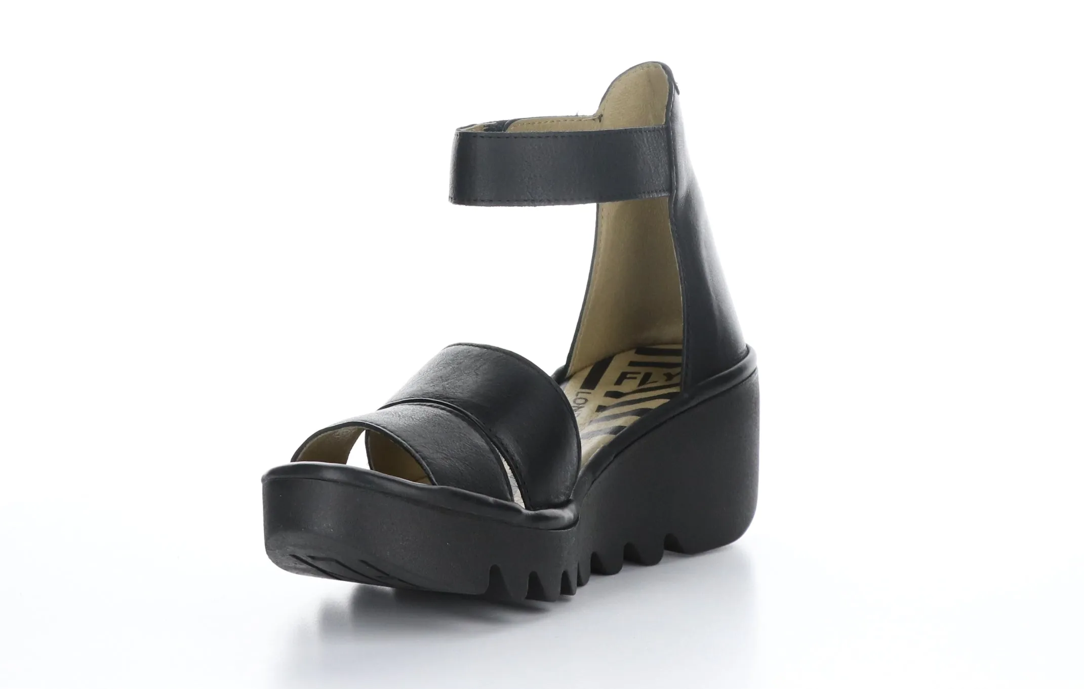 BONO290FLY Verona Black Strappy Sandals|BONO290FLY Sandales �� Brides in Noir