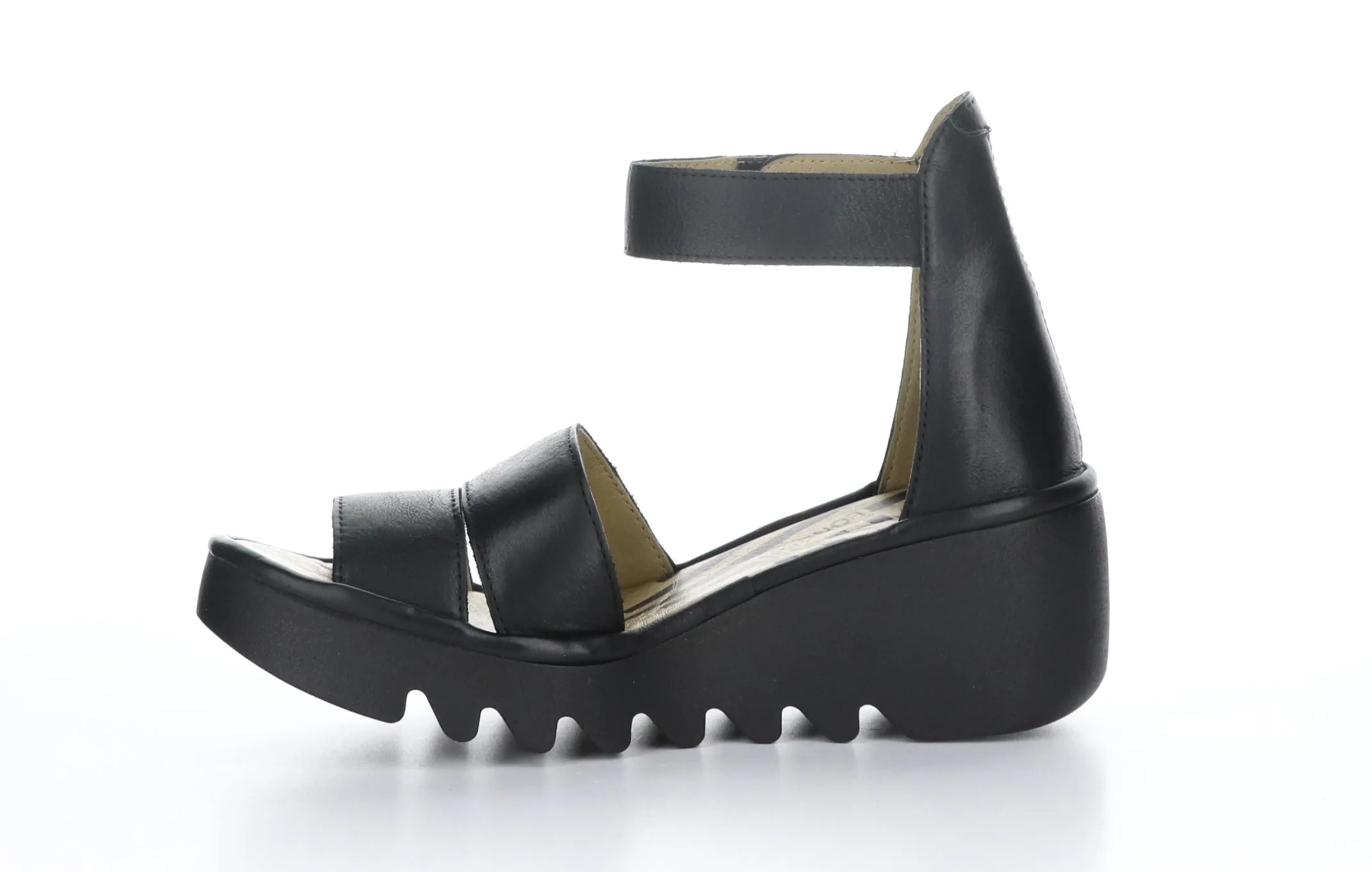 BONO290FLY Verona Black Strappy Sandals|BONO290FLY Sandales �� Brides in Noir
