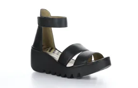 BONO290FLY Verona Black Strappy Sandals|BONO290FLY Sandales �� Brides in Noir