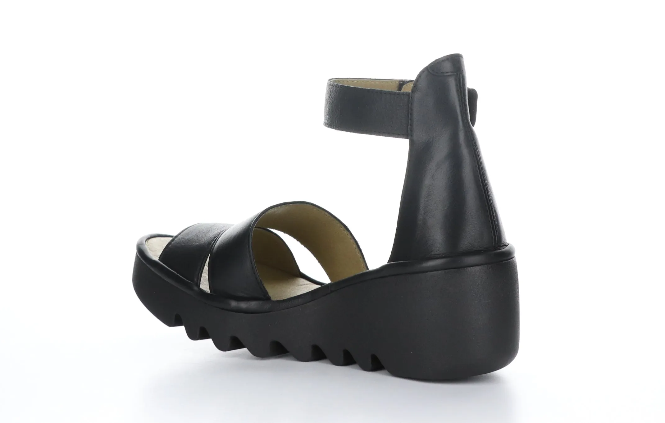 BONO290FLY Verona Black Strappy Sandals|BONO290FLY Sandales �� Brides in Noir