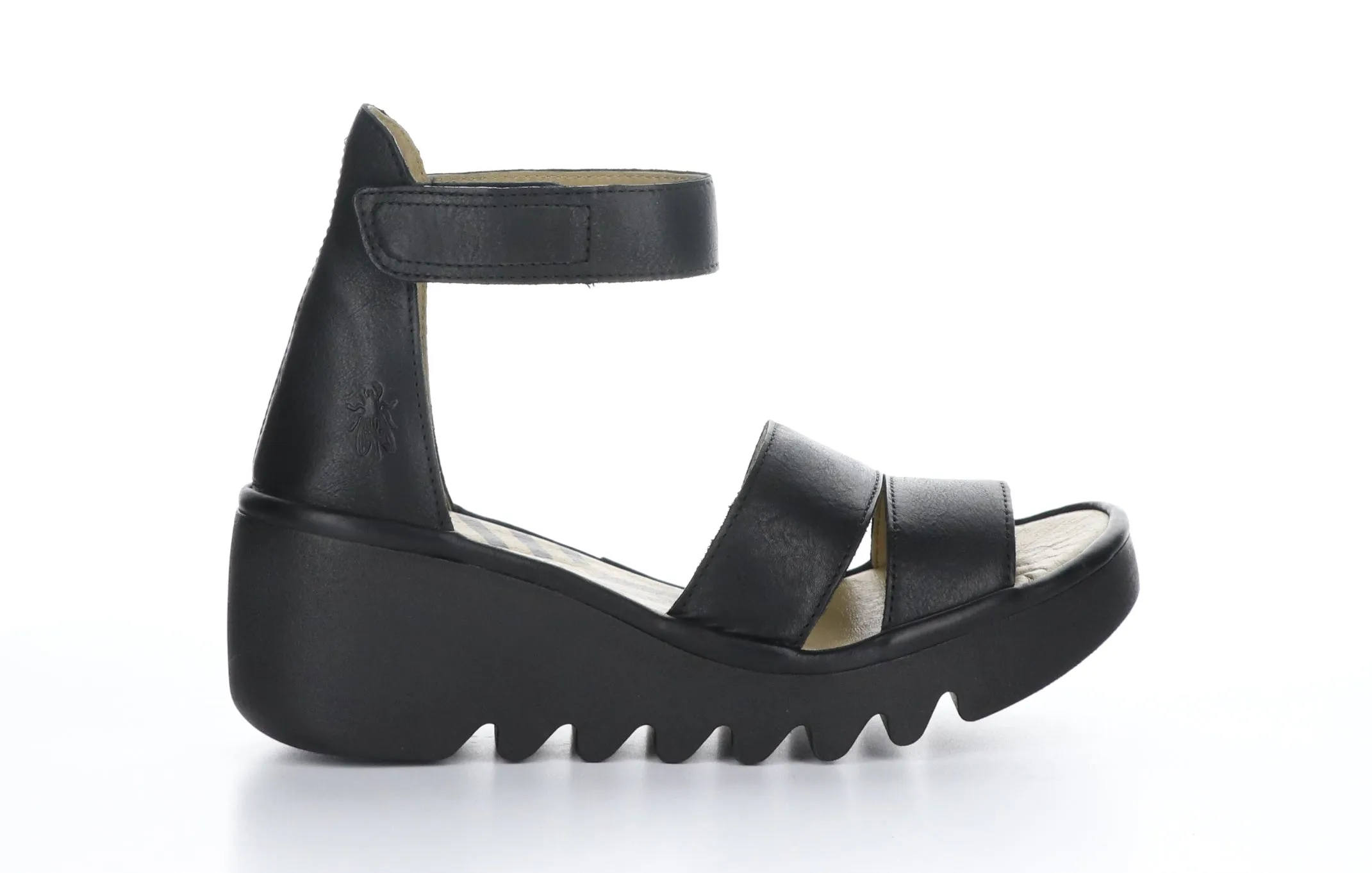 BONO290FLY Verona Black Strappy Sandals|BONO290FLY Sandales �� Brides in Noir