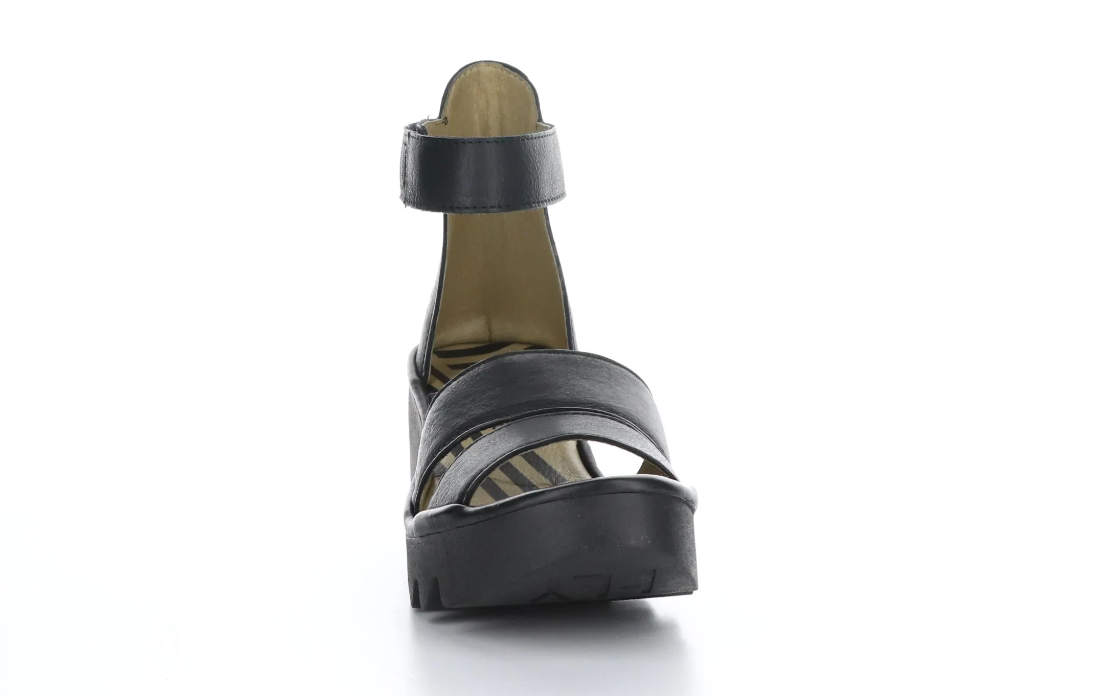 BONO290FLY Verona Black Strappy Sandals|BONO290FLY Sandales �� Brides in Noir
