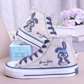 Cartoon Bugs Bunny Print Canvas Sneaker