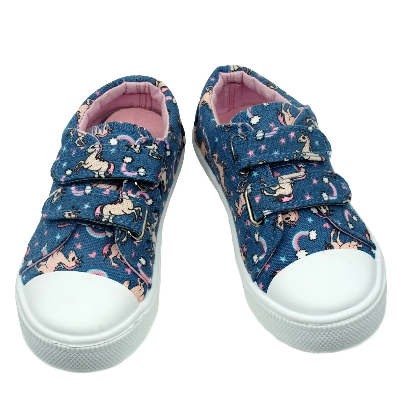 Charlie Canvas Loafer Blue Unicorns