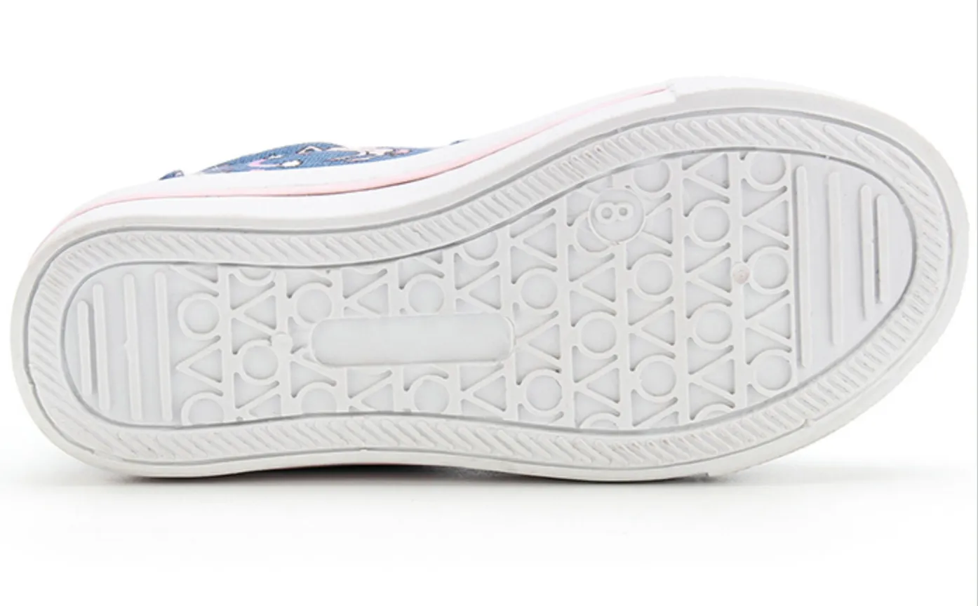 Charlie Canvas Loafer Blue Unicorns