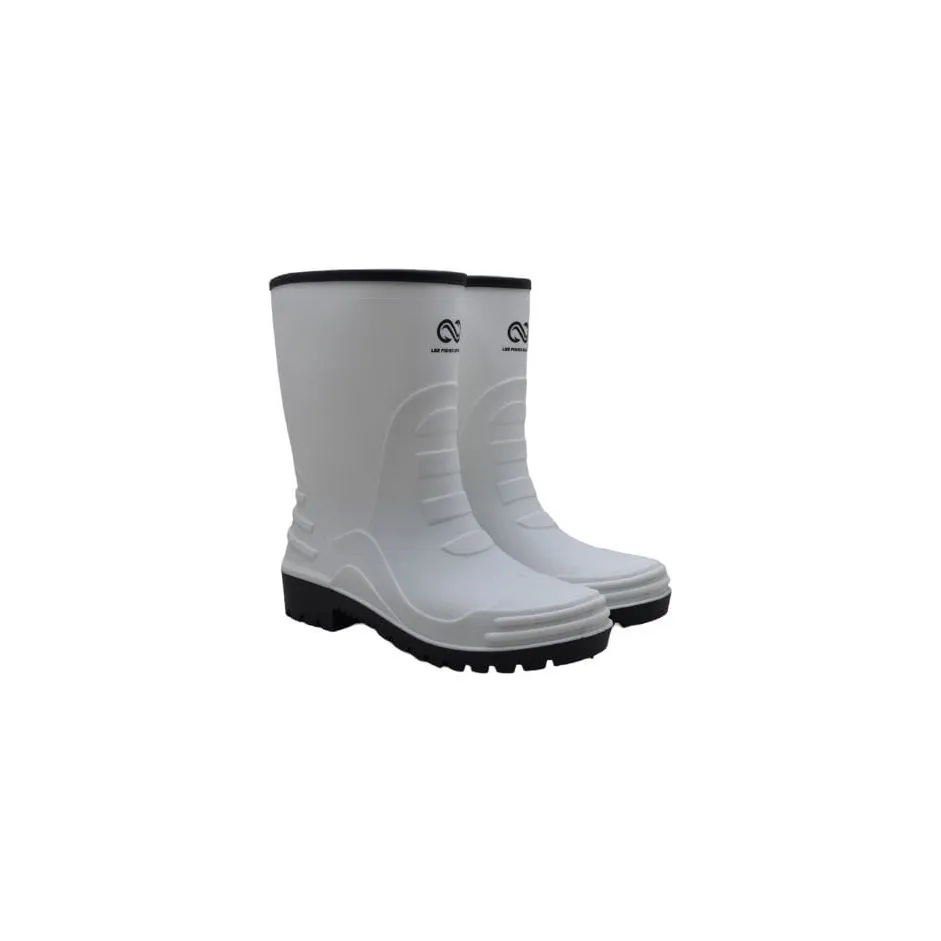 Commercial working boots short white size 6,7,8,9,10,11,12,13