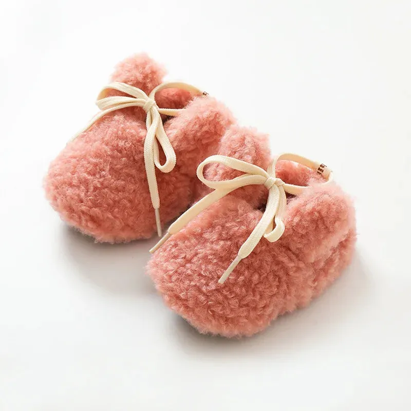 Fuzzy Rabbit Ear Slippers for Toddlers