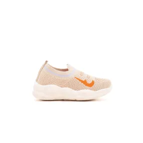 Girls Beige Casual Canvas KD2170