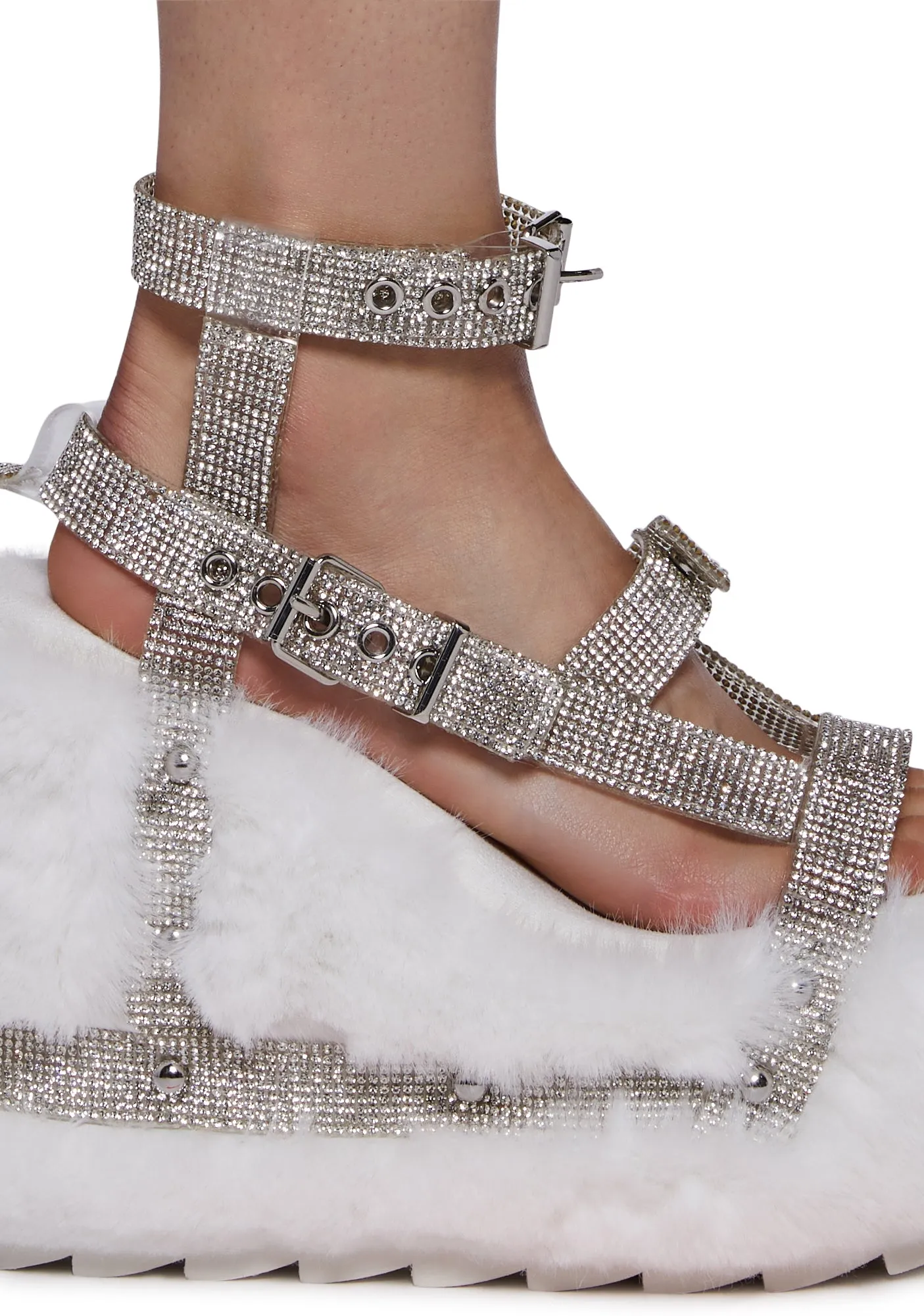 Gravity Bling Wedge Sandals