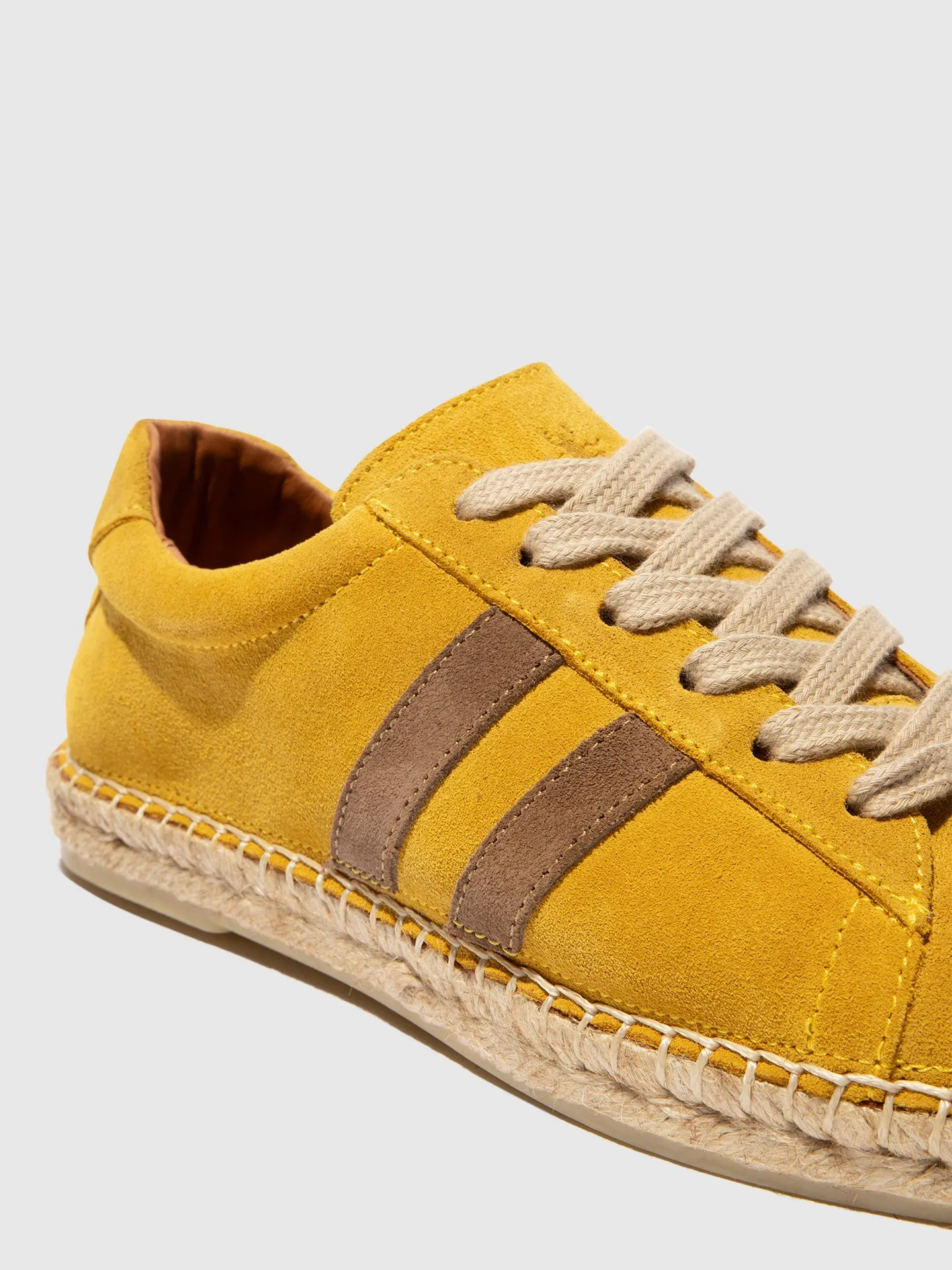 Lace-up Espadrilles SCAW530FLY YELLOW/TAN