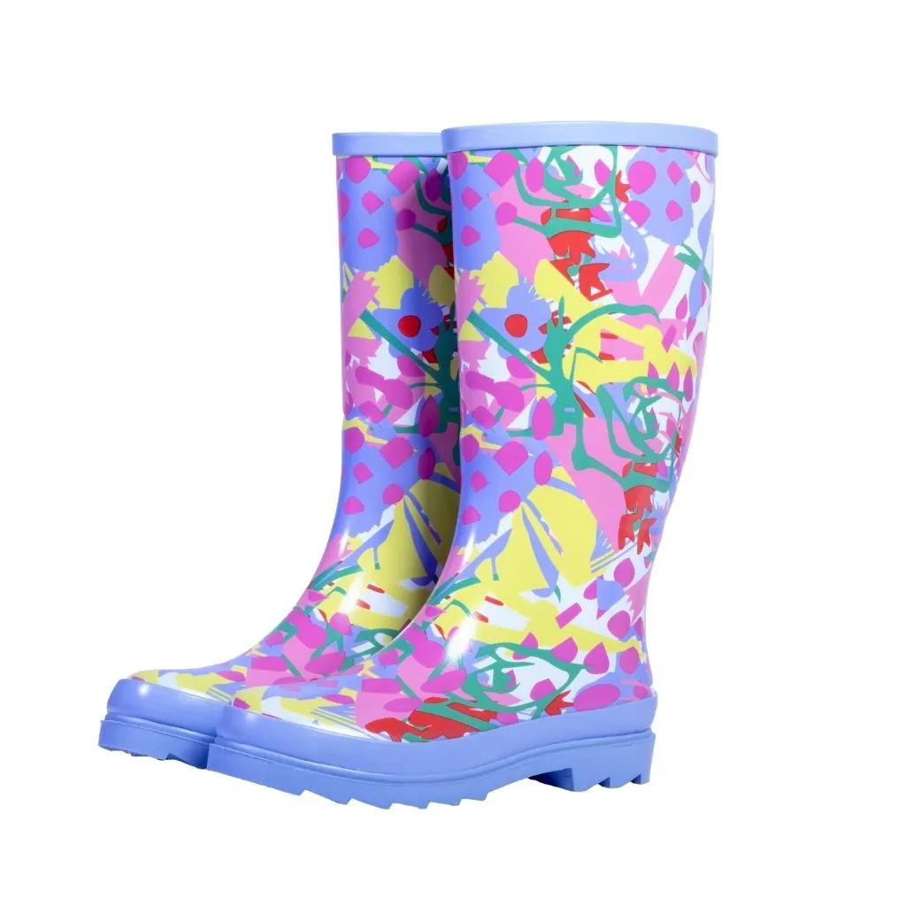 LAVENDER FIELDS WOMEN'S RAIN BOOTS