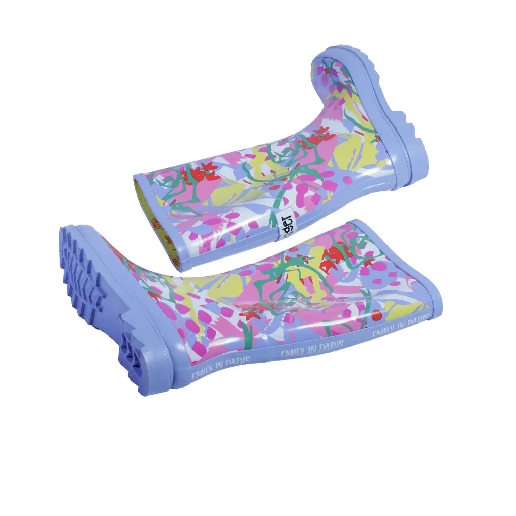 LAVENDER FIELDS WOMEN'S RAIN BOOTS