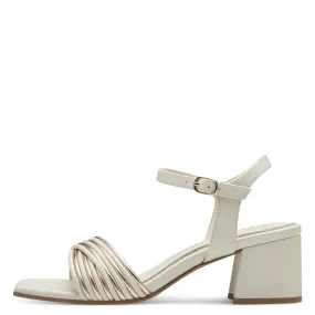 Marco Tozzi Strappy Sandals-Cream
