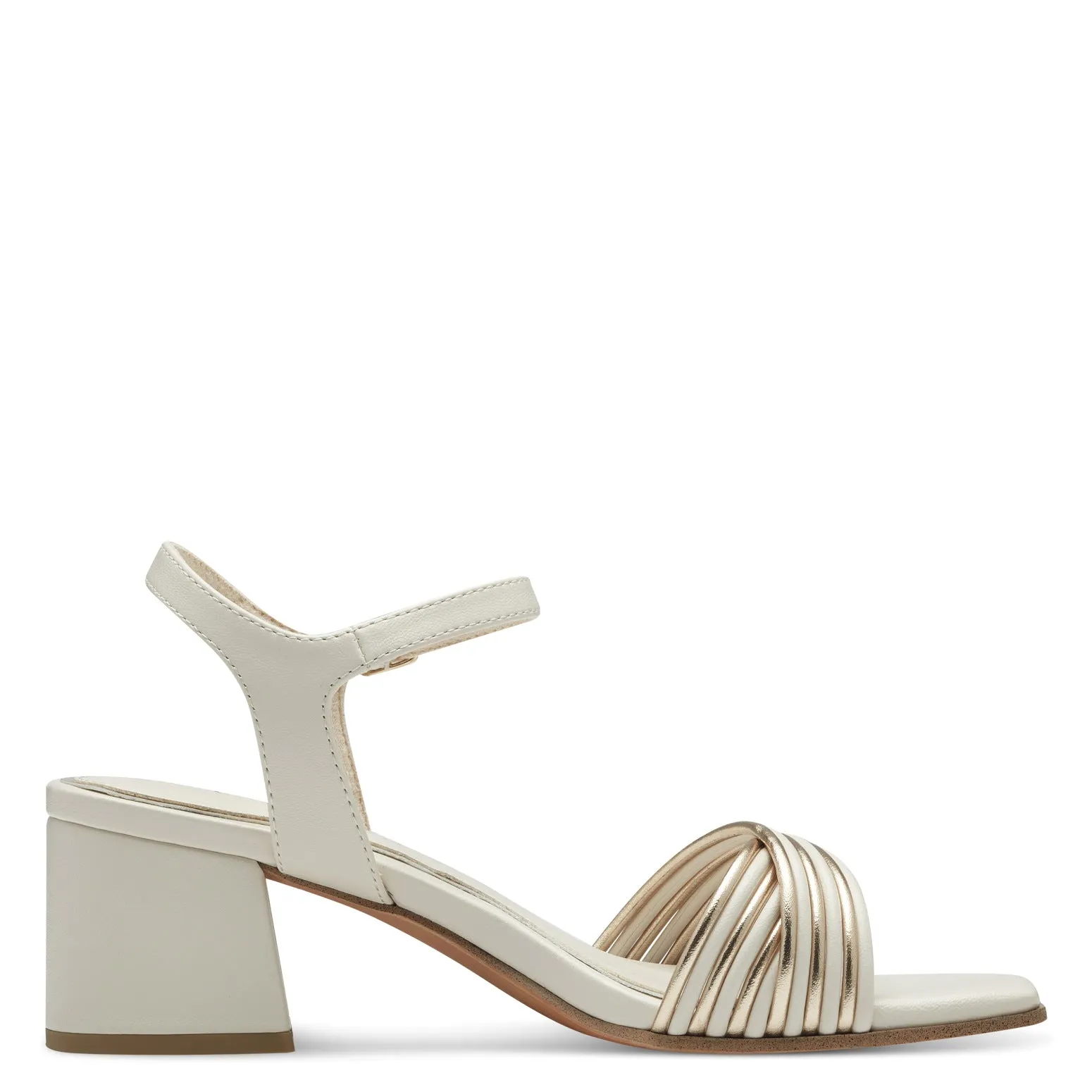 Marco Tozzi Strappy Sandals-Cream
