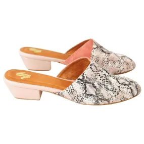 Mules Silvia Cobos Bossa Nude-Snake Print
