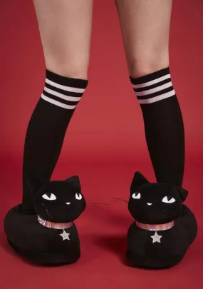 Mystery At Your Feet Plush Slippers