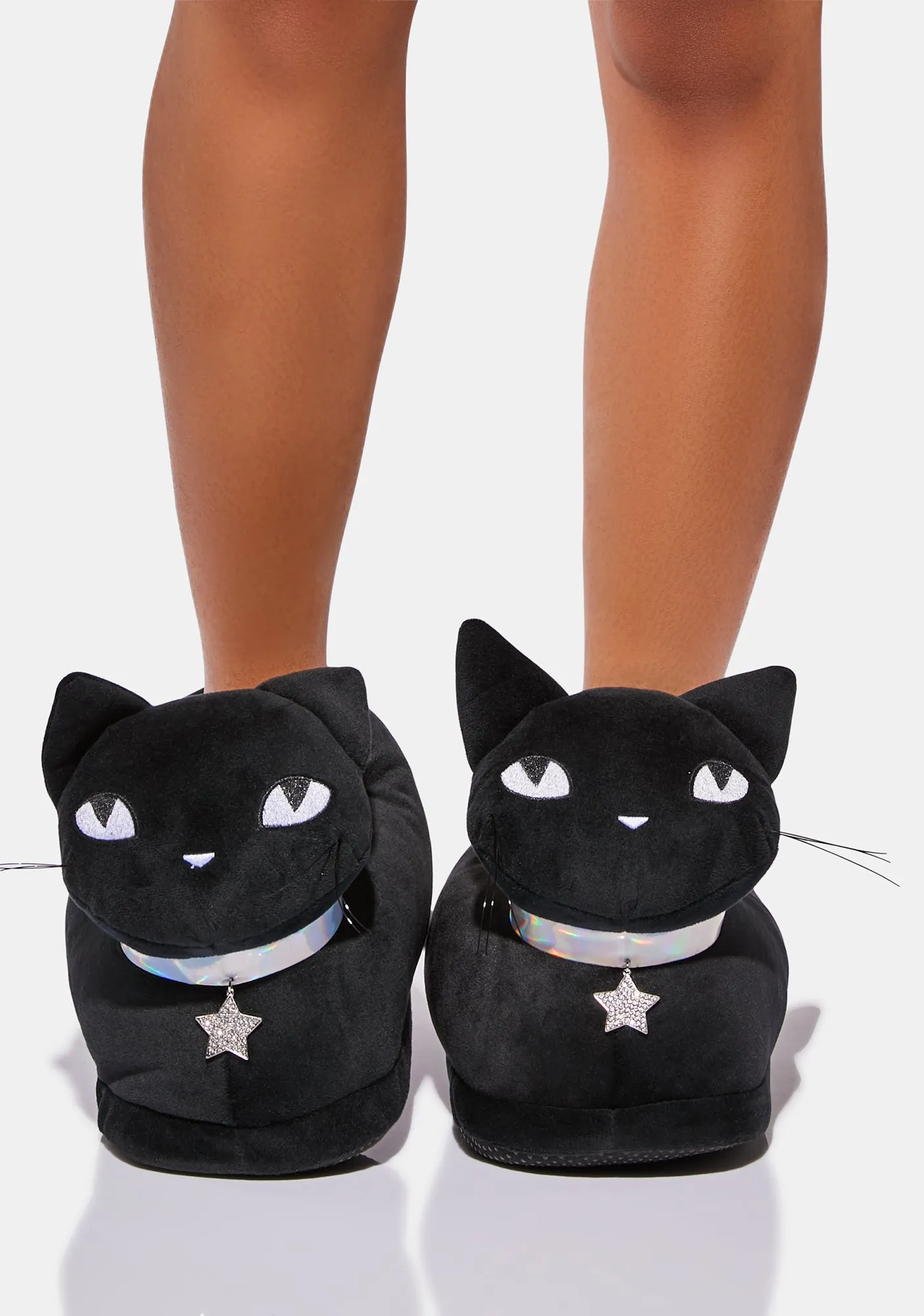 Mystery At Your Feet Plush Slippers