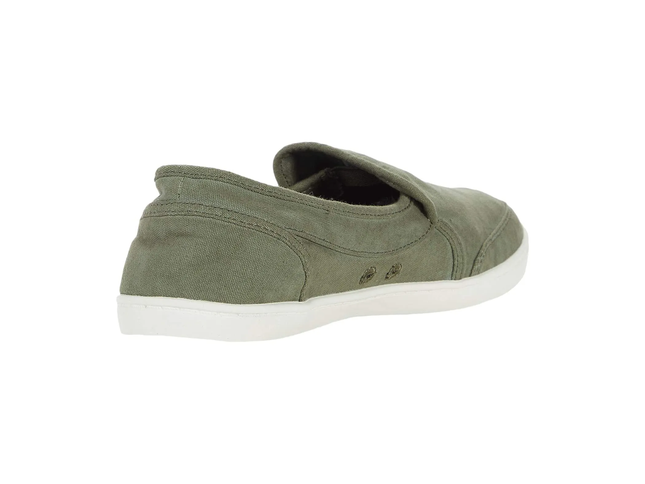 Sanuk PAIR O DICE Casual Canvas Slip On Loafers MILITARY GREEN (6.5, MILITARY GREEN)