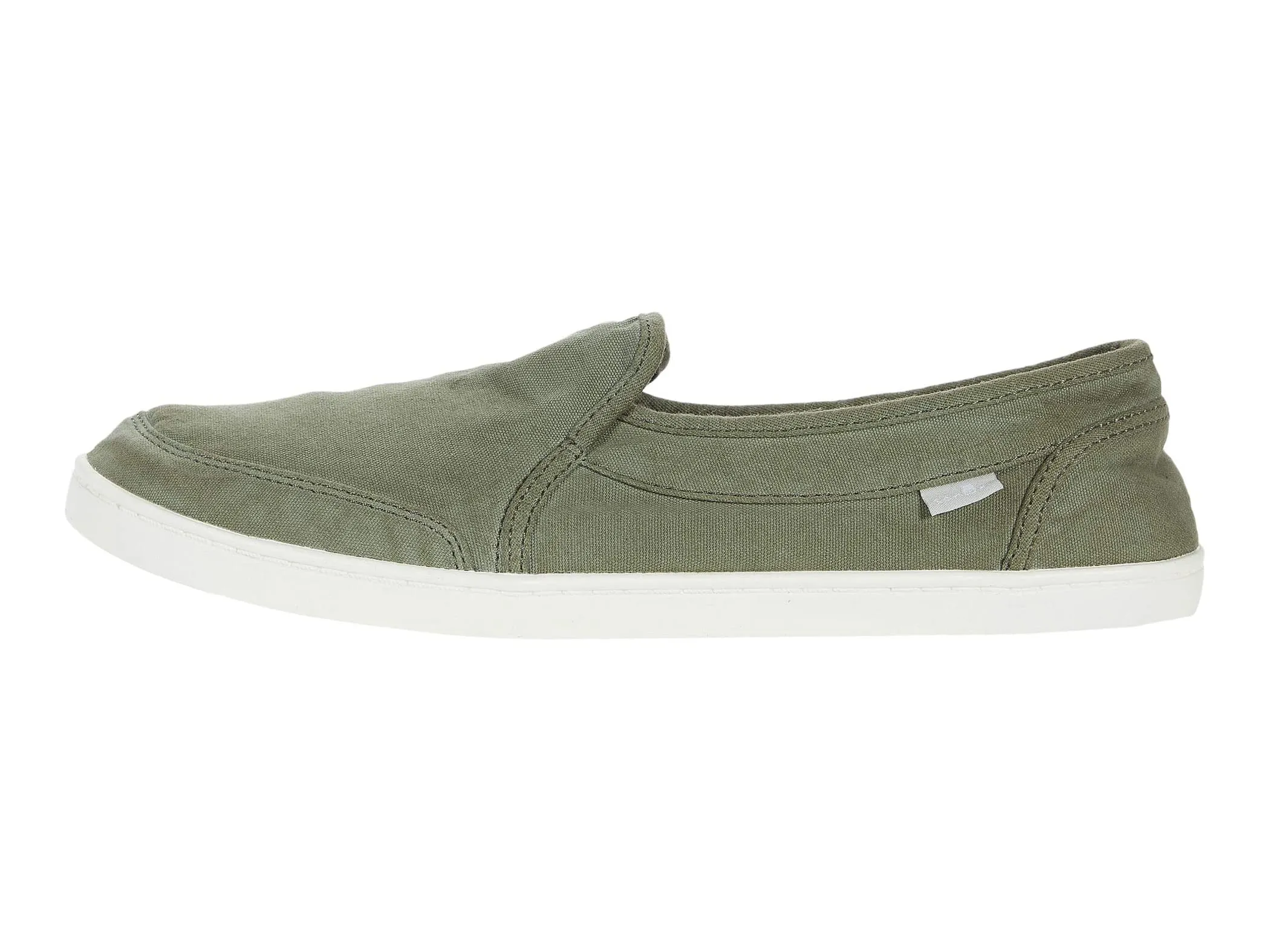 Sanuk PAIR O DICE Casual Canvas Slip On Loafers MILITARY GREEN (6.5, MILITARY GREEN)