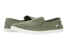 Sanuk PAIR O DICE Casual Canvas Slip On Loafers MILITARY GREEN (6.5, MILITARY GREEN)
