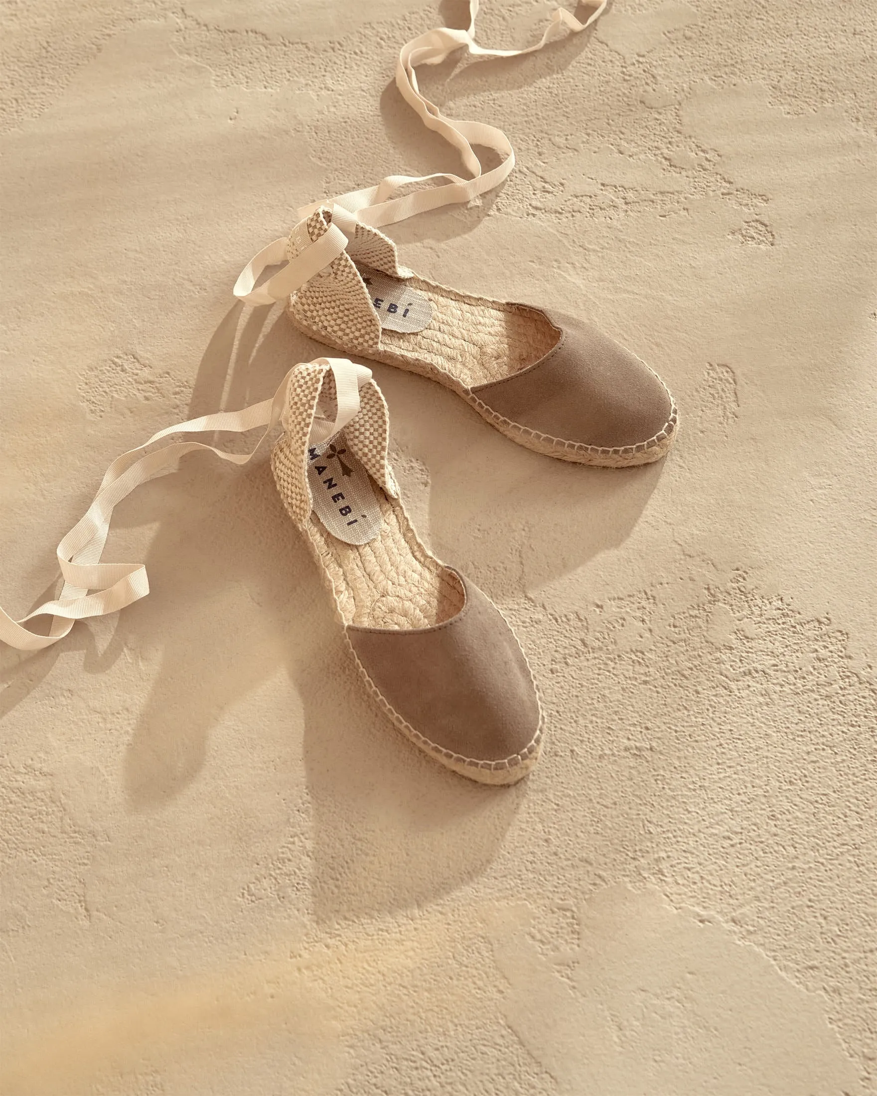 Suede Flat Valenciana Espadrilles - K19P0 - Hamptons Coco Brown