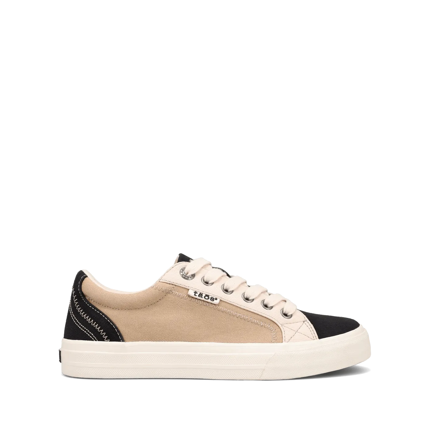 Taos Women's Plim Soul Canvas Sneakers- Black Tan Multi
