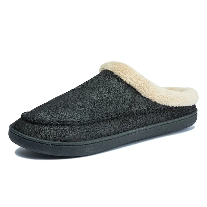 Waterproof Leather Slippers