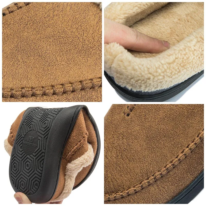 Waterproof Leather Slippers