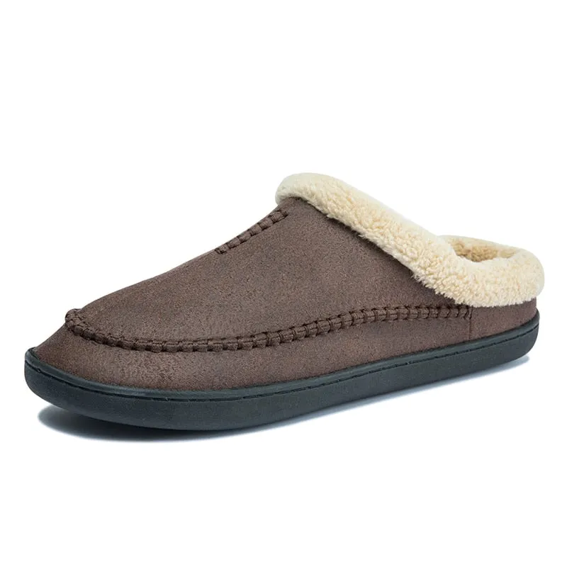 Waterproof Leather Slippers