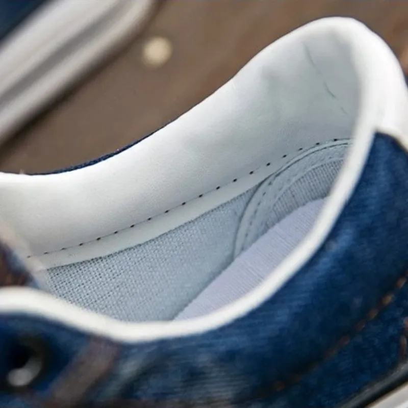 Women's Summer Denim Lace Up Sneakers