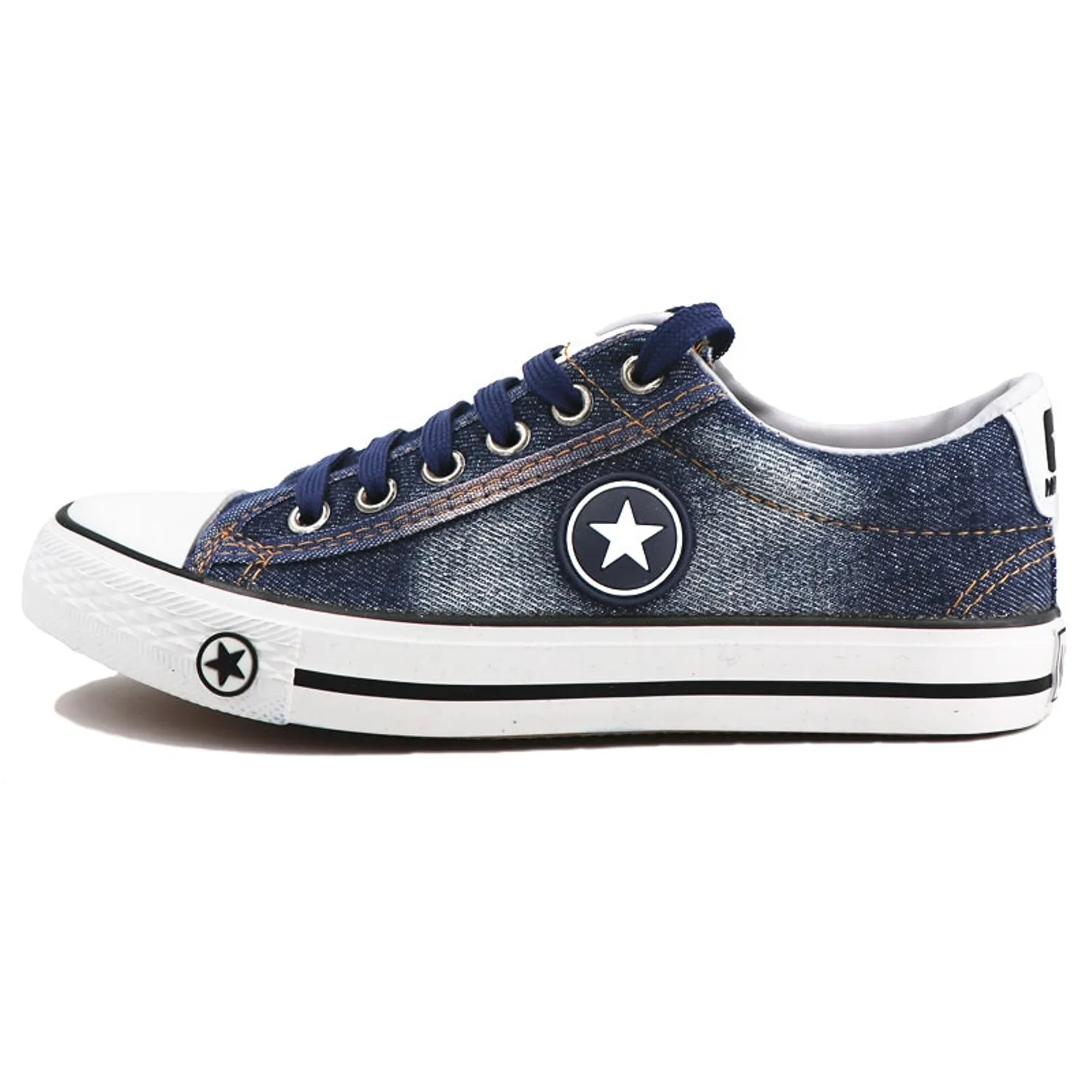 Women's Summer Denim Lace Up Sneakers
