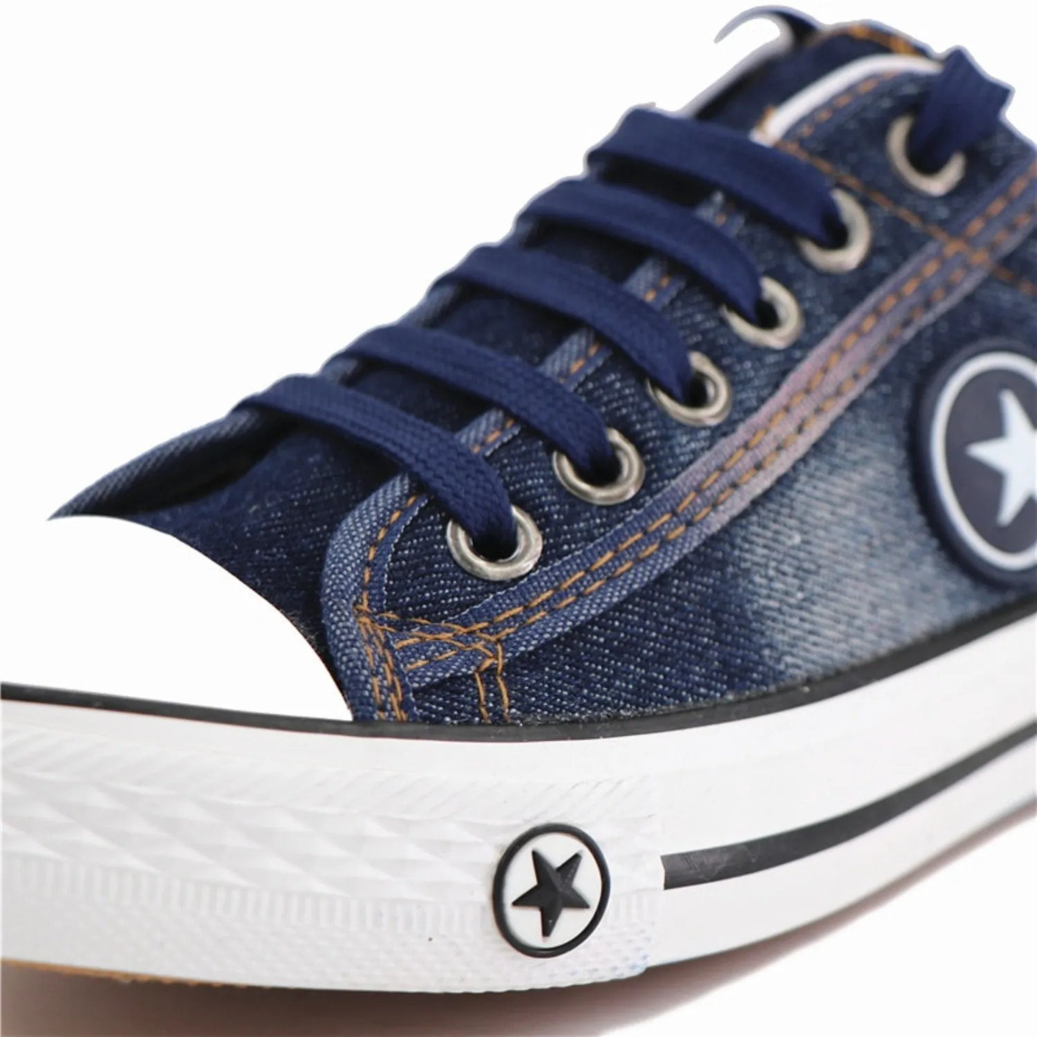 Women's Summer Denim Lace Up Sneakers